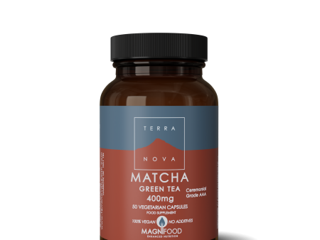 Terranova Matcha Green Tea 400mg, 50 VCapsules For Discount