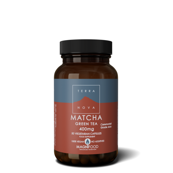 Terranova Matcha Green Tea 400mg, 50 VCapsules For Discount