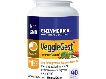 Enzymedica VeggieGest, 90 Capsules Cheap