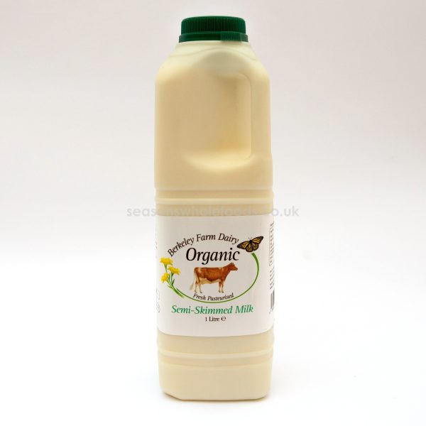 Berkeley Farm Organic Semi-Skimmed Milk 1Litre Fashion