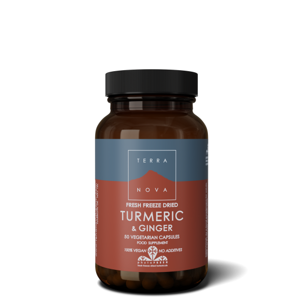 Terranova Turmeric & Ginger, 50 Capsules Online now