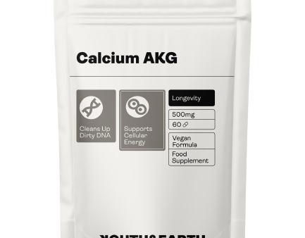 Youth & Earth Calcium Alpha Keto Glutarate, 60 Capsules Supply