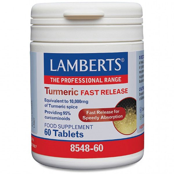 Lamberts Turmeric Fast Release,  60 Tablets Fashion