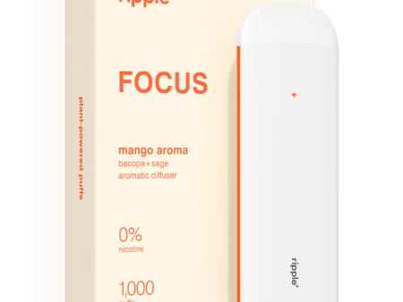 Ripple+ Focus Mango Aroma Zero Nicotine Diffuser, 56gr - 18+ Only Discount