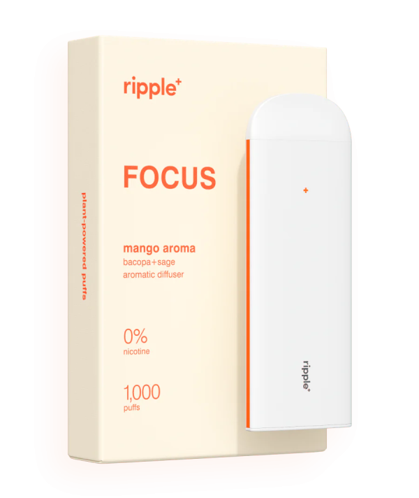 Ripple+ Focus Mango Aroma Zero Nicotine Diffuser, 56gr - 18+ Only Discount