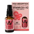 Well Actually Liposomal Vitamin D3 (2000IU s) + K2 (100mcg) Spray- Strawberry Rhubarb, 25ml Fashion