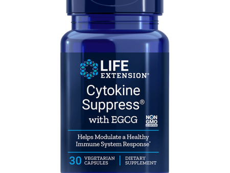 Life Extension Cytokine Suppress with EGCG,  30 VCapsules on Sale