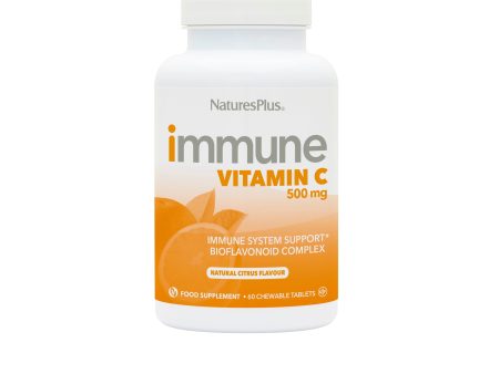 Natures Plus Immune Vitamin C 500mg,  60 Chewable Tablets Sale