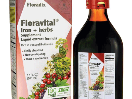 Floradix Floravital Gluten Free & YF Iron Formula 500ml Cheap