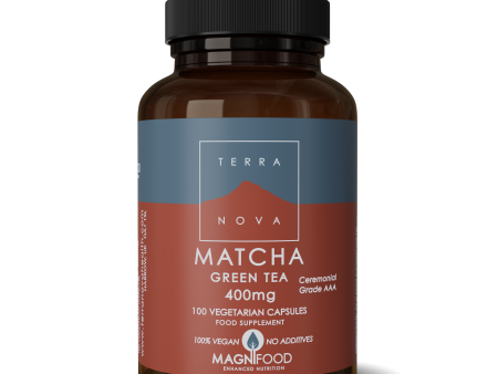 Terranova Matcha Green Tea 400mg, 100 VCapsules Cheap