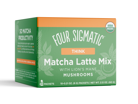 Four Sigmatic Matcha Latte With Lion s Mane- Think, 10 Sachets Online