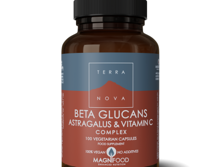 Terranova Beta Glucans, Astragalus & Vitamin C Complex, 100 VCapsules For Sale