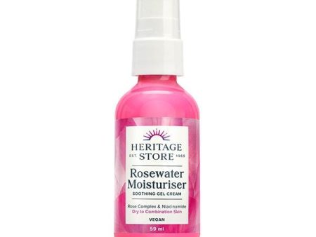 Heritage Store Rosewater Moisturiser, 59ml For Sale