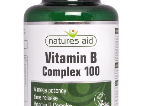 Natures Aid Mega Potency Vitamin B Complex, 60 Tablets Online Hot Sale