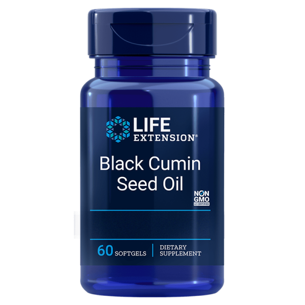 Life Extension Black Cumin Seed Oil-500mg, 60 Softgels on Sale