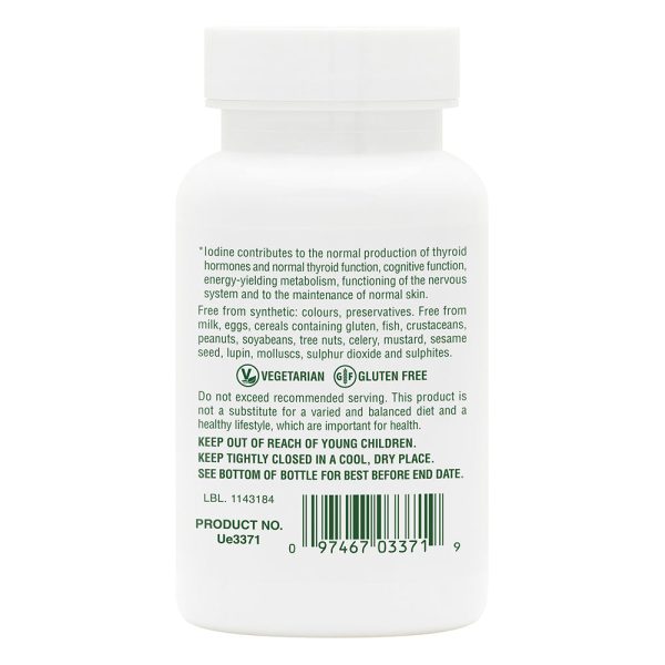 Natures Plus Potassium Iodide 150mcg Iodine, 100 Tablets Fashion