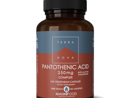 Terranova Pantothenic Acid Complex 250mg, 100 VCapsules Supply