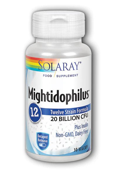 Solaray Mightidophilus 12, 20 Billion,  30 VCapsules Online now