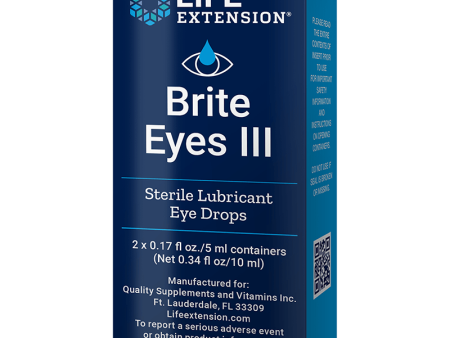 Life Extension Brite Eyes III Drops, 2X5ml Online