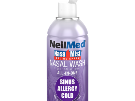 NeilMed NasaMist All In One  Saline Spray Nasal Wash, 177ml Online Hot Sale