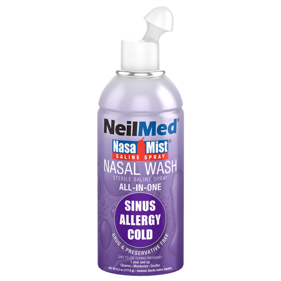 NeilMed NasaMist All In One  Saline Spray Nasal Wash, 177ml Online Hot Sale