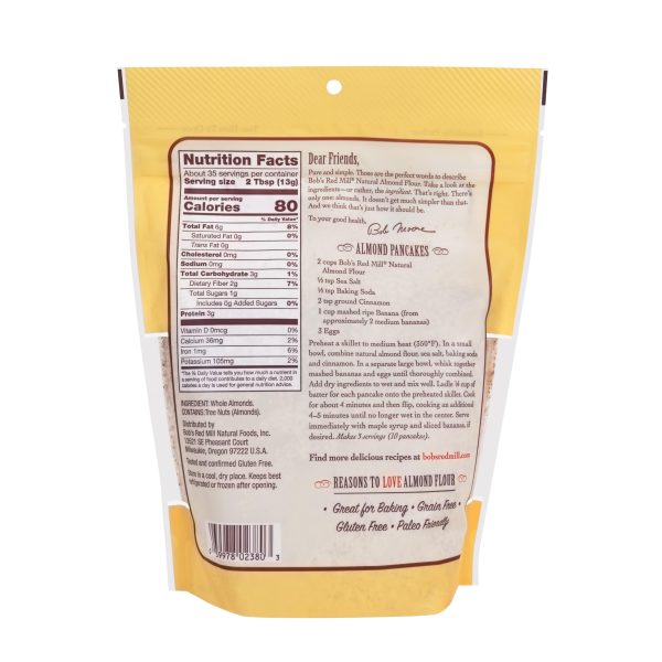 Bob s Red Mill Almond Flour, 454gr Online now