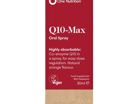 One Nutrition Q10 Max Spray  - Natural Orange,  30ml Supply