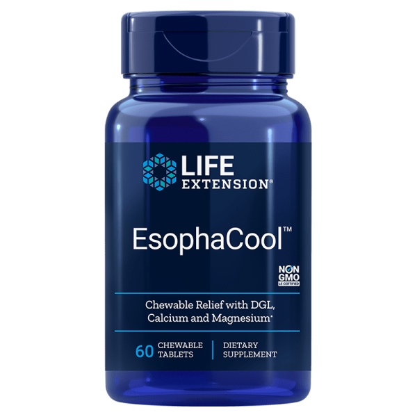 Life Extension Esophacool, 60 Chewable Tablets For Discount