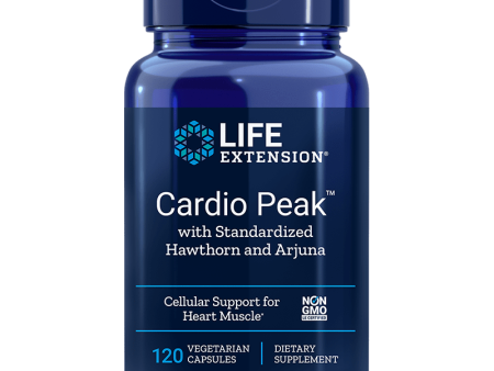 Life Extension Cardio Peak with Standardised Hawthorn and Arjuna, 120 VCapsules Online Sale