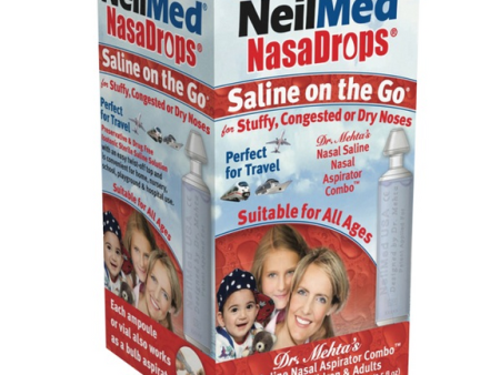 NeilMed NasaDrops Saline On The Go,  15 X 15ml Discount