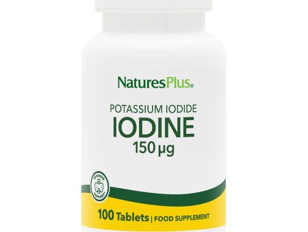 Natures Plus Potassium Iodide 150mcg Iodine, 100 Tablets Fashion