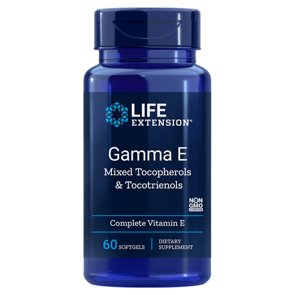 Life Extension Gamma E Mixed with Tocopherols & Tocotrienols, 60 Softgels Online Hot Sale