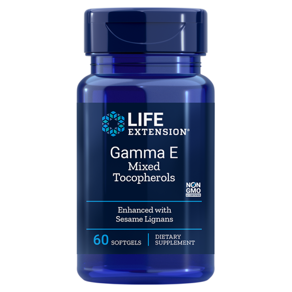 Life Extension Gamma E Mixed Tocopherols,  60 Softgels Supply