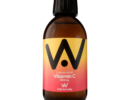 Well Actually Liposomal Liquid Vitamin C 1000mg - High Absorption, 150ml Fashion