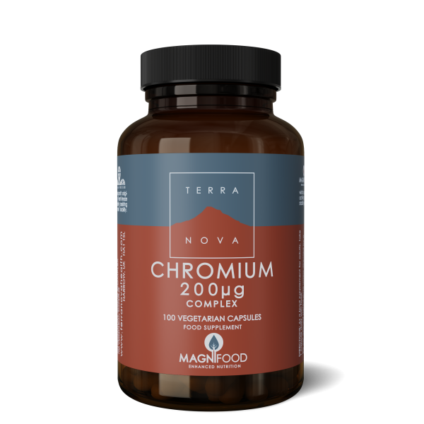 Terranova Chromium Complex 200mcg,100 VCapsules on Sale