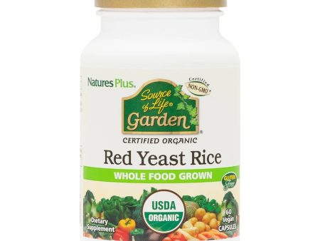 Nature s Plus Source of Life Garden Organic Red Yeast Rice, 60 Capsules Supply