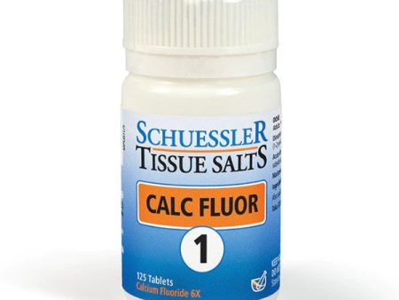 Dr. Schüssler Salts Calc Fluor- NO. 1- Elasticity, 125 Tablets For Cheap