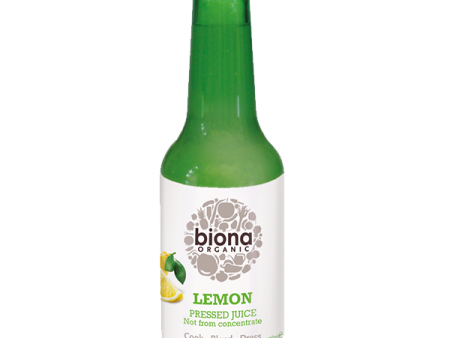 Biona Organic Lemon Juice 200ml Supply