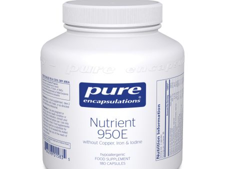 Pure Encapsulations Nutrient 950E without Copper, Iron & Iodine, 180 Capsules Online Hot Sale