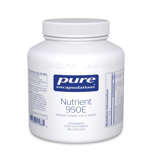 Pure Encapsulations Nutrient 950E without Copper, Iron & Iodine, 180 Capsules Online Hot Sale