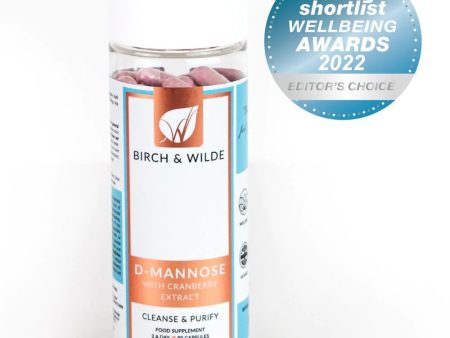 Birch & Wilde D-Mannose & Cranberry Extract Cleanse & Purify Capsules, 90 Capsules Online Sale