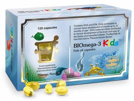 Pharma Nord Bio Omega 3 Kids, 120 Capsules For Sale