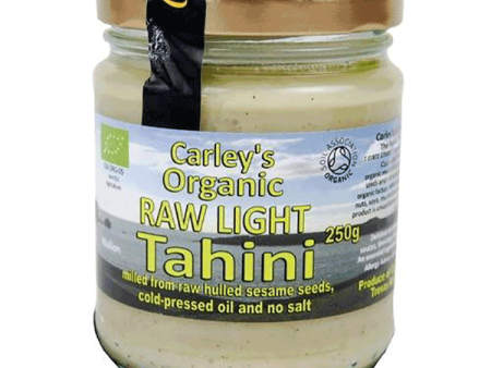 Carleys Organic Raw Light Tahini 250g Online Sale