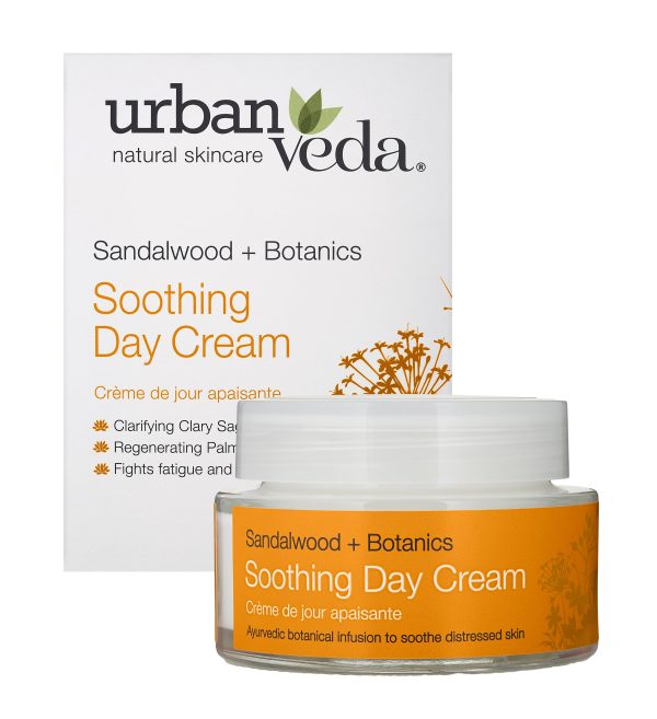 Urban Veda Sandalwood & Botanics Soothing Day Cream, 50ml Supply