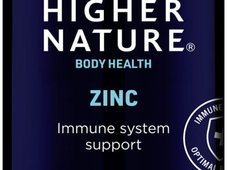 Higher Nature Zinc 20mg, 90 Tablets Hot on Sale