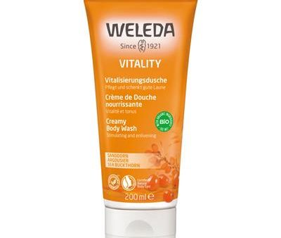 Weleda Vitality Sea Buckthorn Creamy Body Wash, 200ml Sale