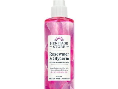 Heritage Store Rosewater & Glycerine Hydrating Facial Mist, 236ml Online