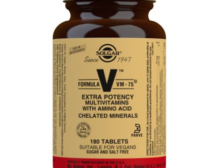 Solgar Formula VM-75, 180 Tablets Supply