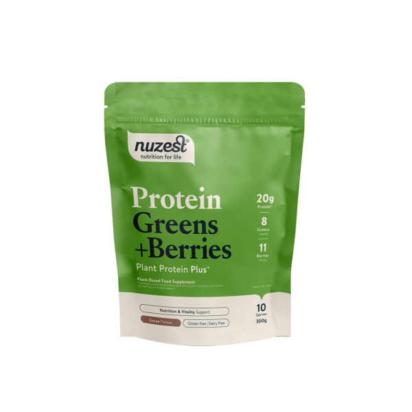 Nuzest Protein Greens + Berries- Cocoa,  300gr Supply