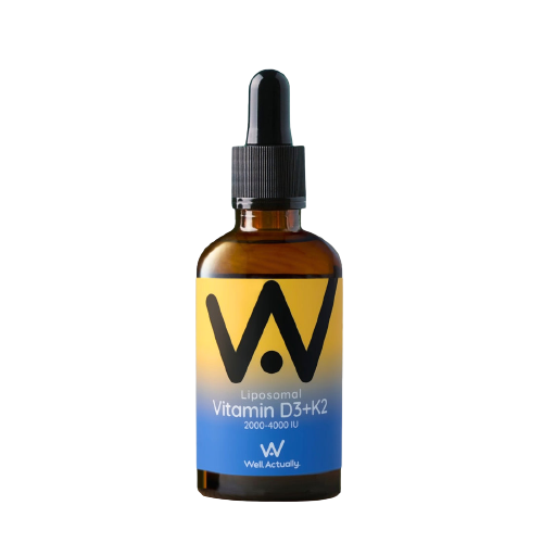 Well Actually Vitamin D3 + K2 - Liposomal, 60ml Summer Citrus Hot on Sale